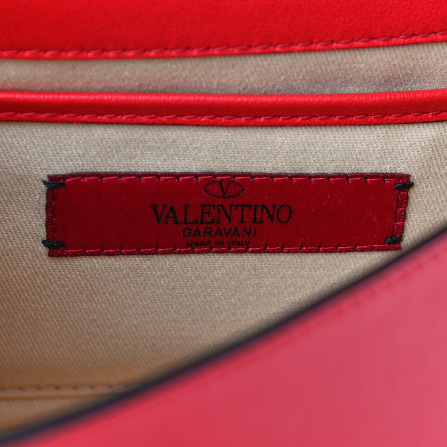 Valentino Garavani Vitello Medium Rockstud Flip Lock Crossbody Bag Rouge Pur 7 of 7