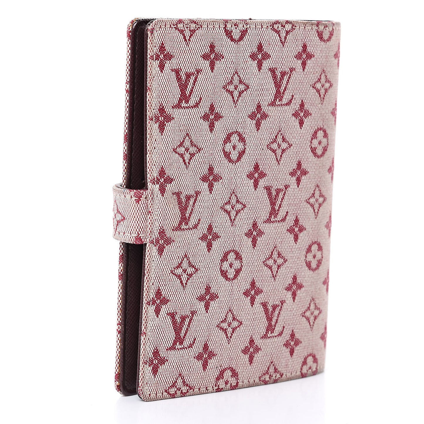 Mini Lin Small Ring Agenda Cover Cherry