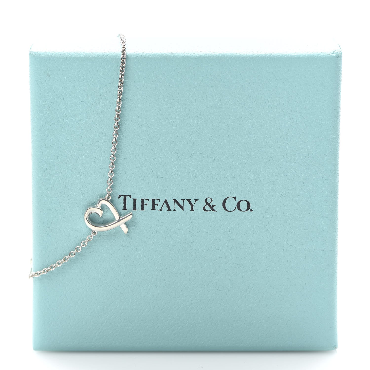 Tiffany Sterling Silver Paloma Picasso Loving Heart Bracelet 6 of 6