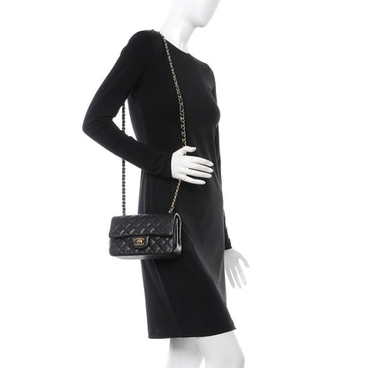 Chanel Caviar Quilted Mini Rectangular Flap Black 2 of 7