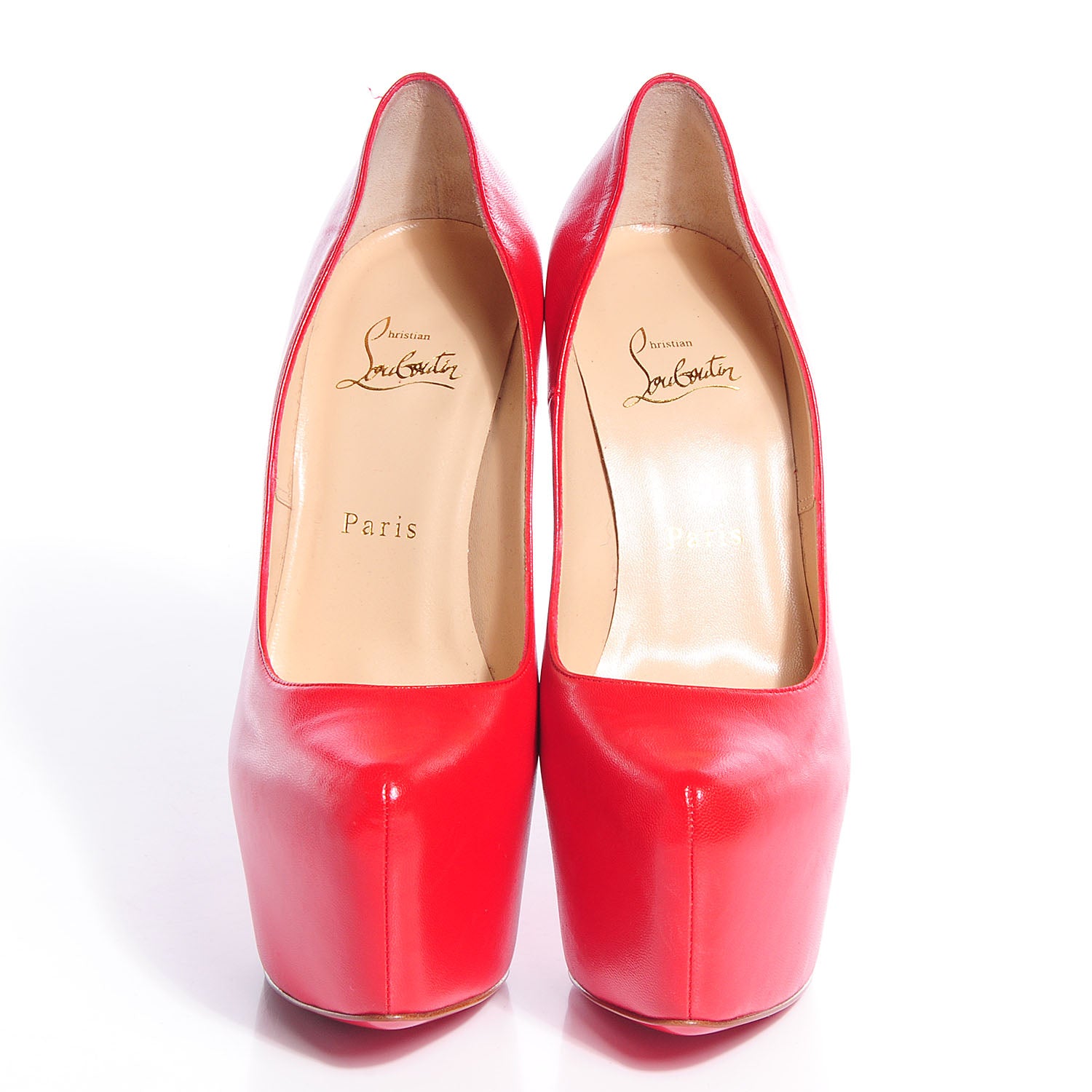 Christian Louboutin Kid Daffodile 160 Pumps 38.5 Red 2 of 6