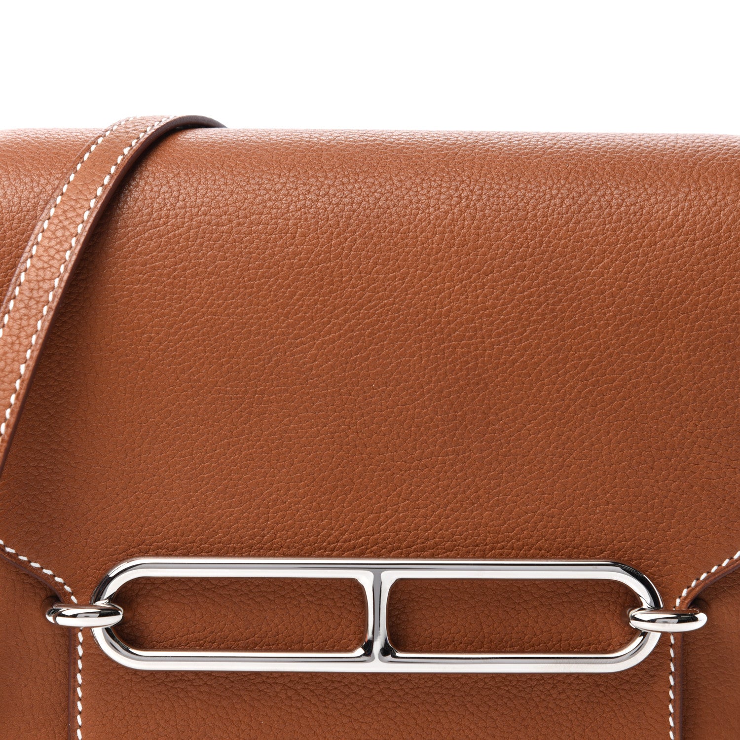 Hermes Barenia Faubourg Mini Sac Roulis Fauve 10 of 11