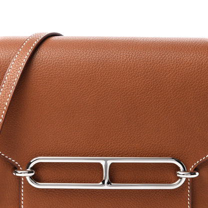 Hermes Barenia Faubourg Mini Sac Roulis Fauve 10 of 11