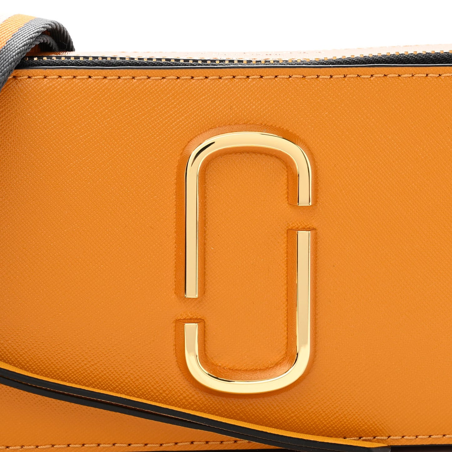 Saffiano Small Snapshot Camera Bag Yellow Multi