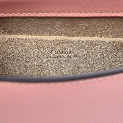 Chloe Calfskin Suede Small Nile Bracelet Bag Washed Pink 7 of 9