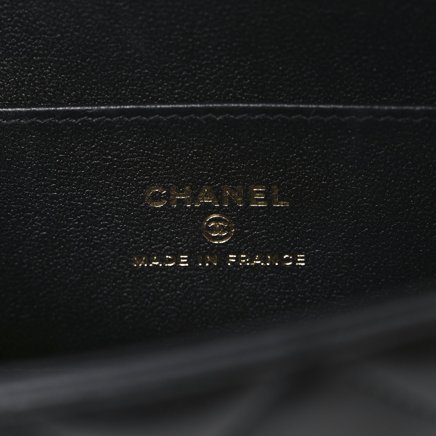 Chanel Lambskin Quilted Rectangular Phone Holder Clutch With Chain Black 6 of 11