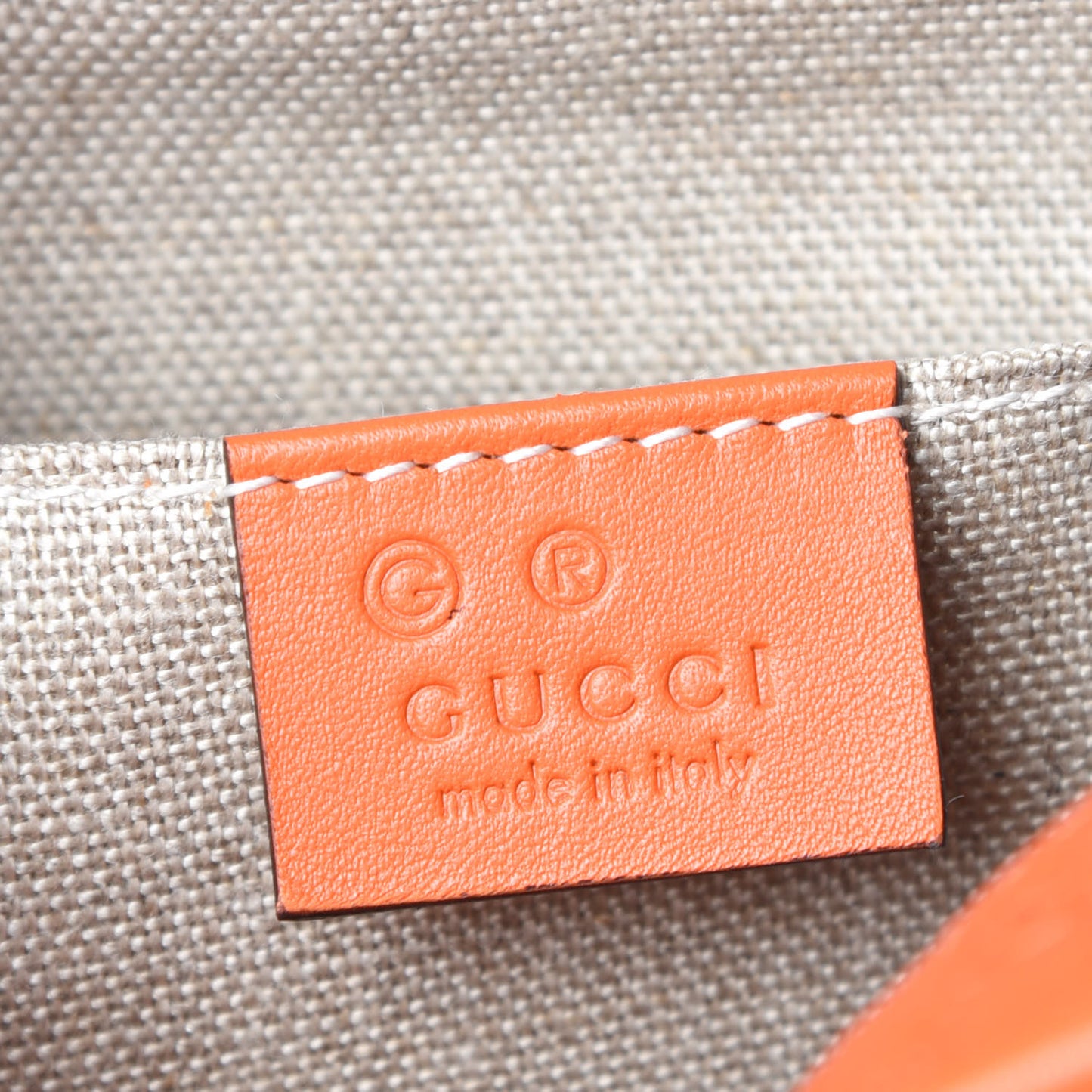 Soft Microguccissima Mini Bree Messenger Bag Sun Orange