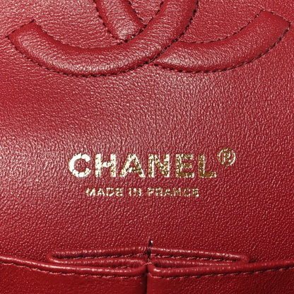 Chanel Caviar Quilted Medium Double Flap Burgundy 7 of 10