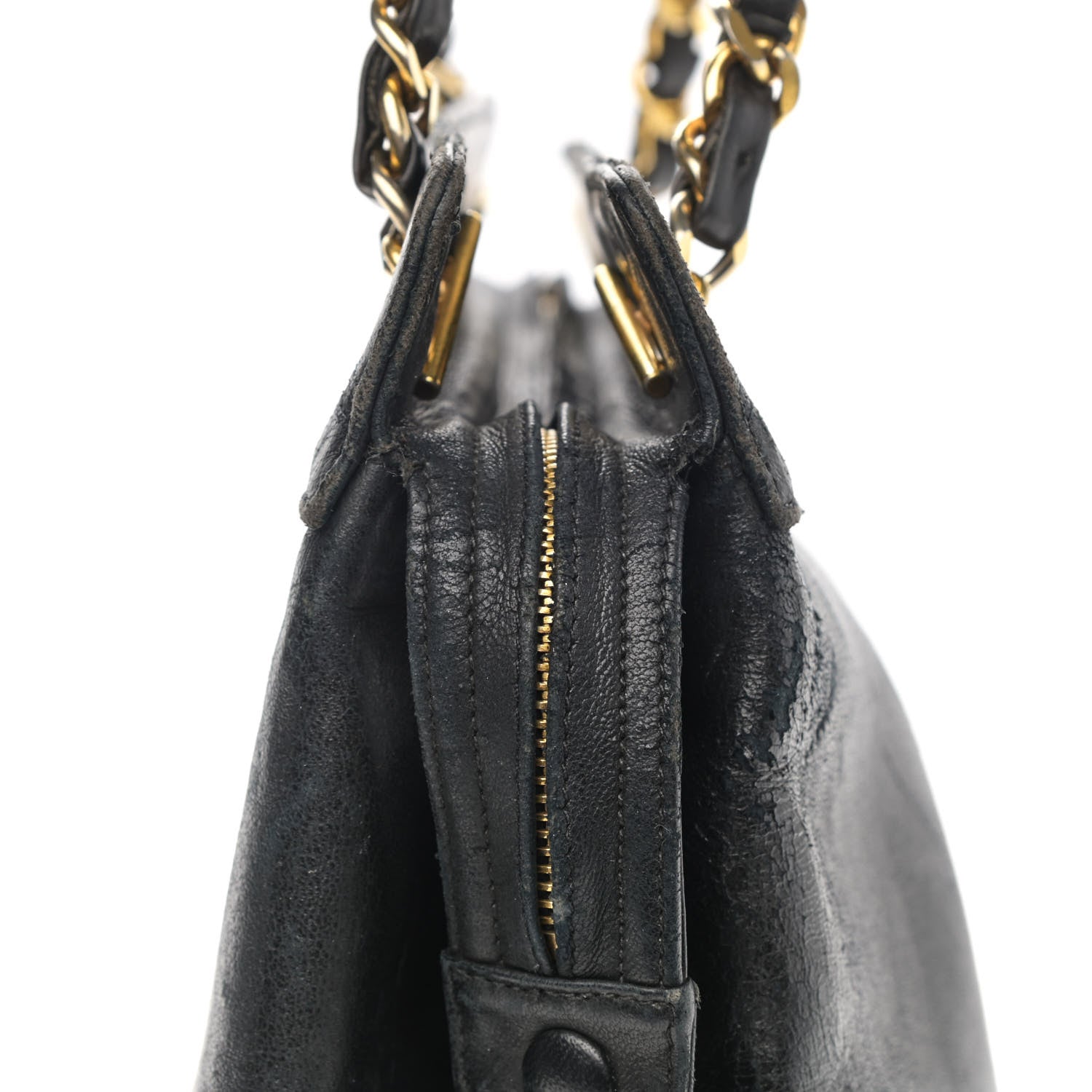 Chanel Lambskin CC Shoulder Bag Black 14 of 15
