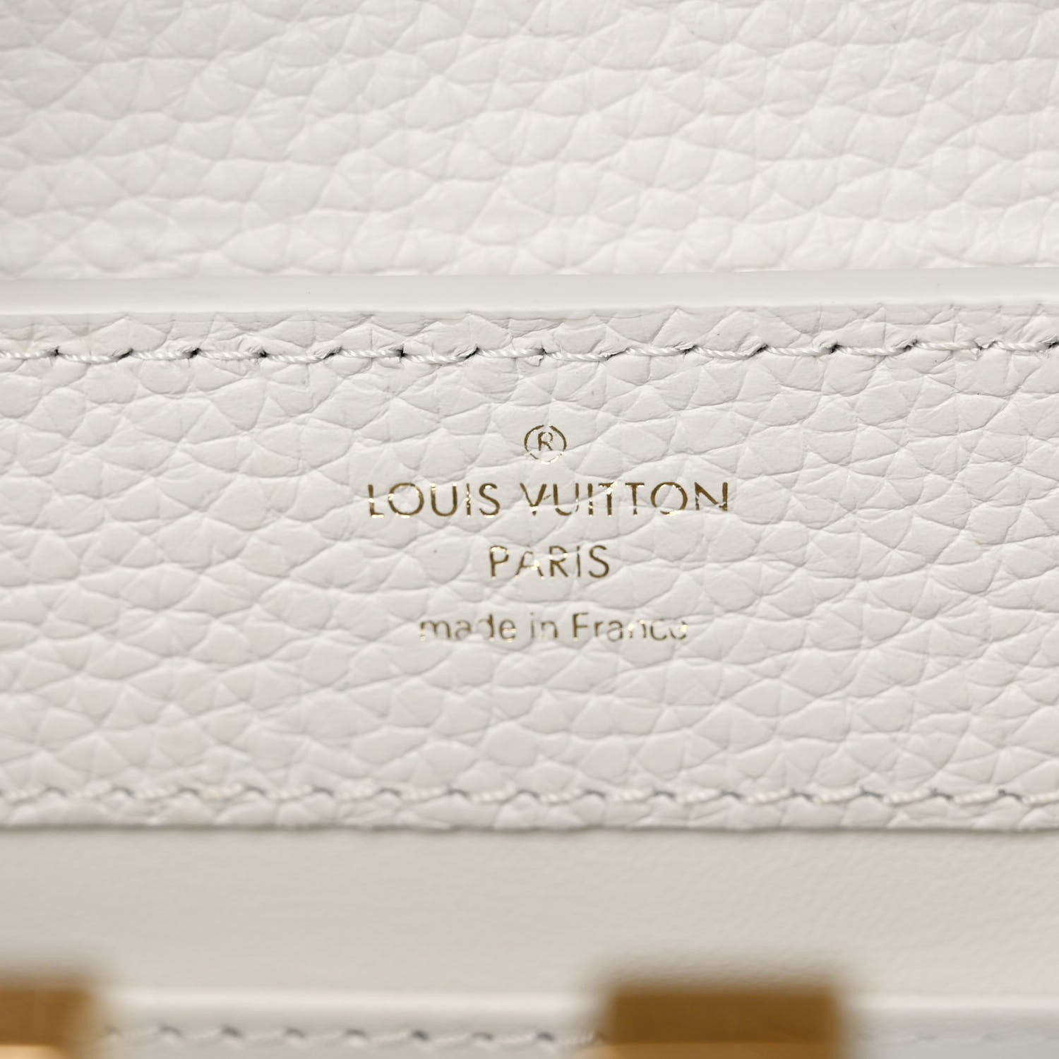 Louis Vuitton Taurillon Snakeskin Capucines Mini White 6 of 9