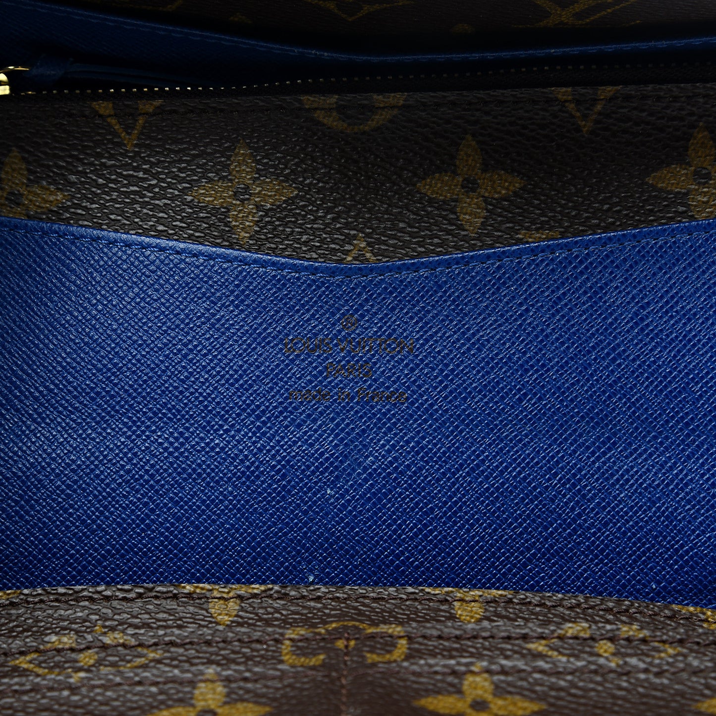 Monogram Josephine Wallet Blue