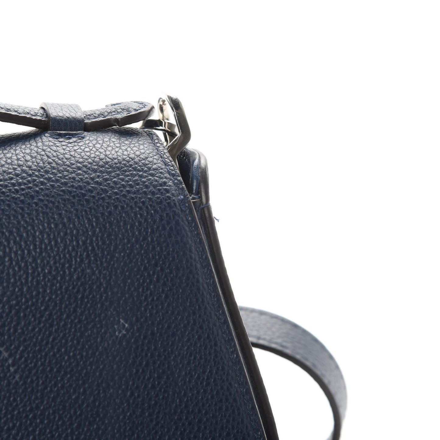Grained Calfskin Vivienne NM Blue Marine