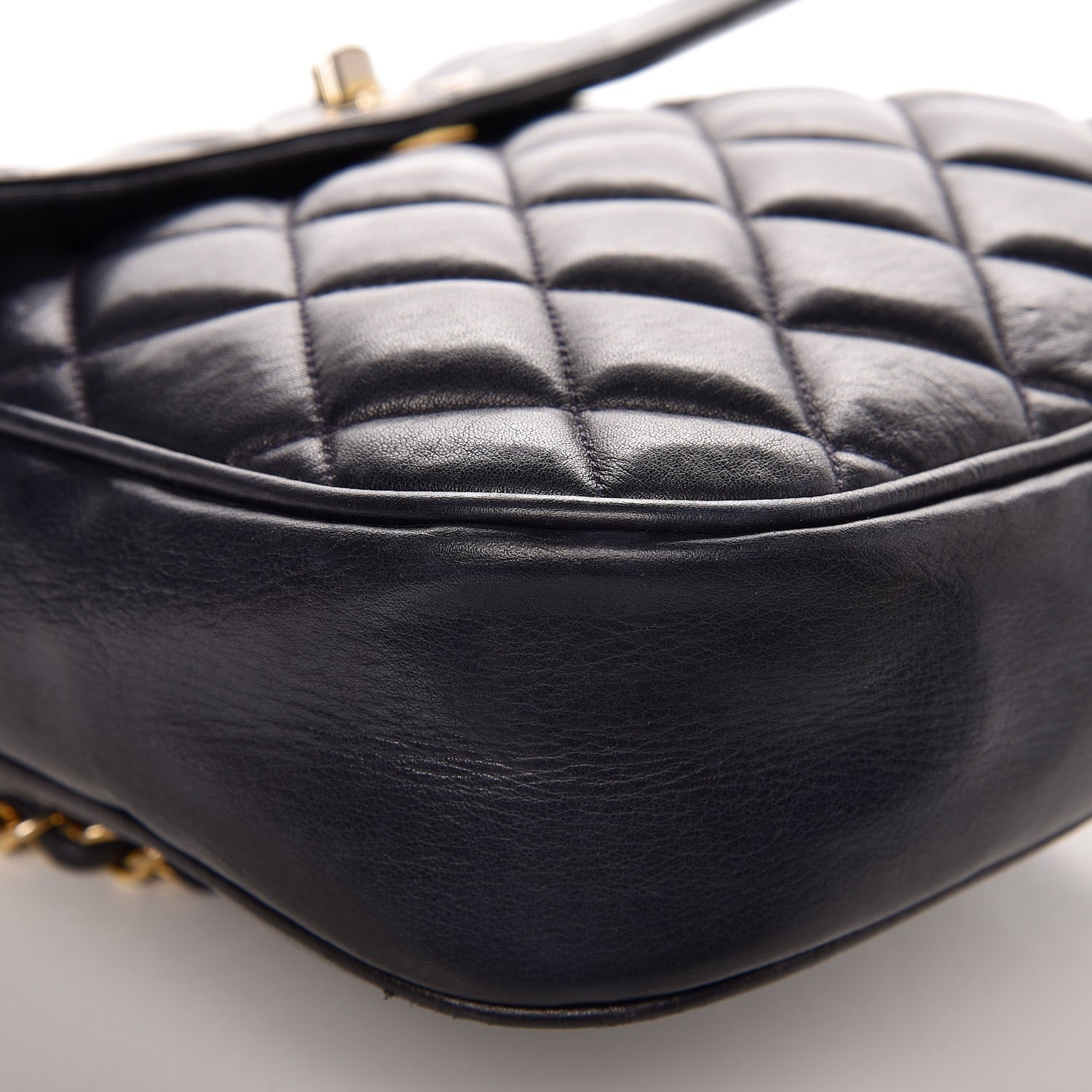 Chanel Lambskin Quilted Small Flap Navy 8 of 14