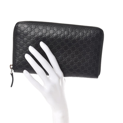 Gucci Microguccissima Large Zip Around Organizer Wallet Black 2 of 7