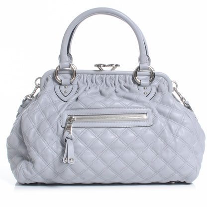 Marc Jacobs Quilted Leather Stam Grey 1 of 7