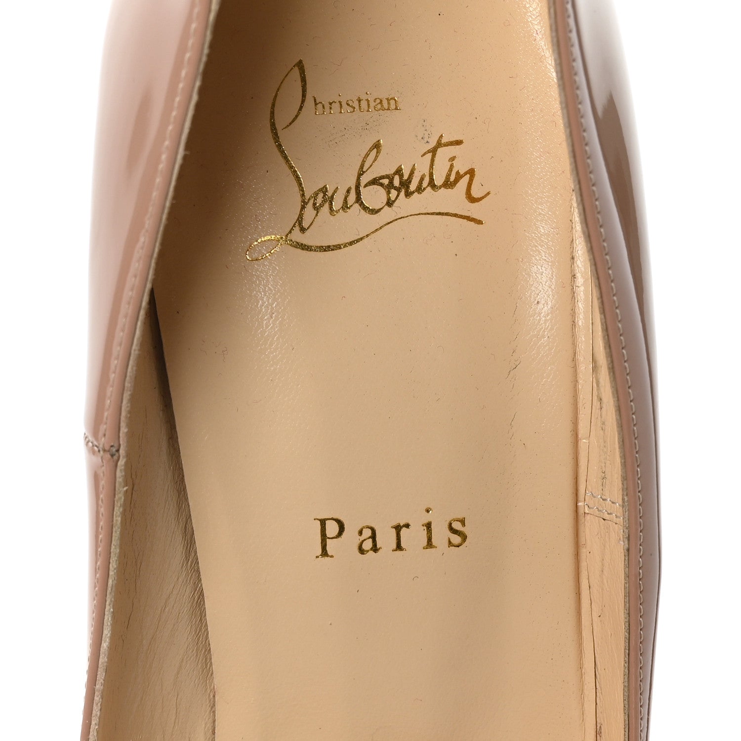 Christian Louboutin Patent So Kate 120 Pumps 41.5 Nude 6 of 11