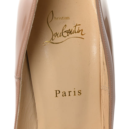 Christian Louboutin Patent So Kate 120 Pumps 41.5 Nude 6 of 11