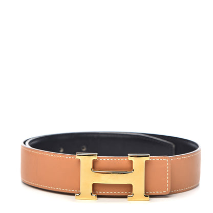 Hermes Box Chamonix 32mm H Belt 70 Black Naturelle 2 of 10