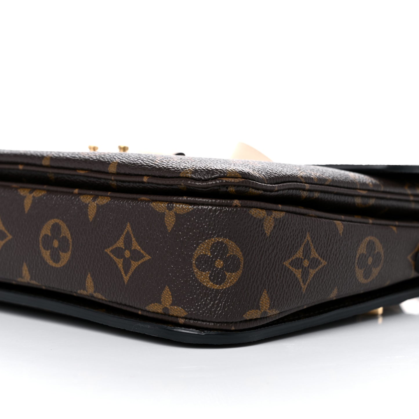 Monogram Braided Pochette Metis Creme Beige