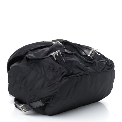 Prada Nylon Vela Medium Backpack Black 3 of 4