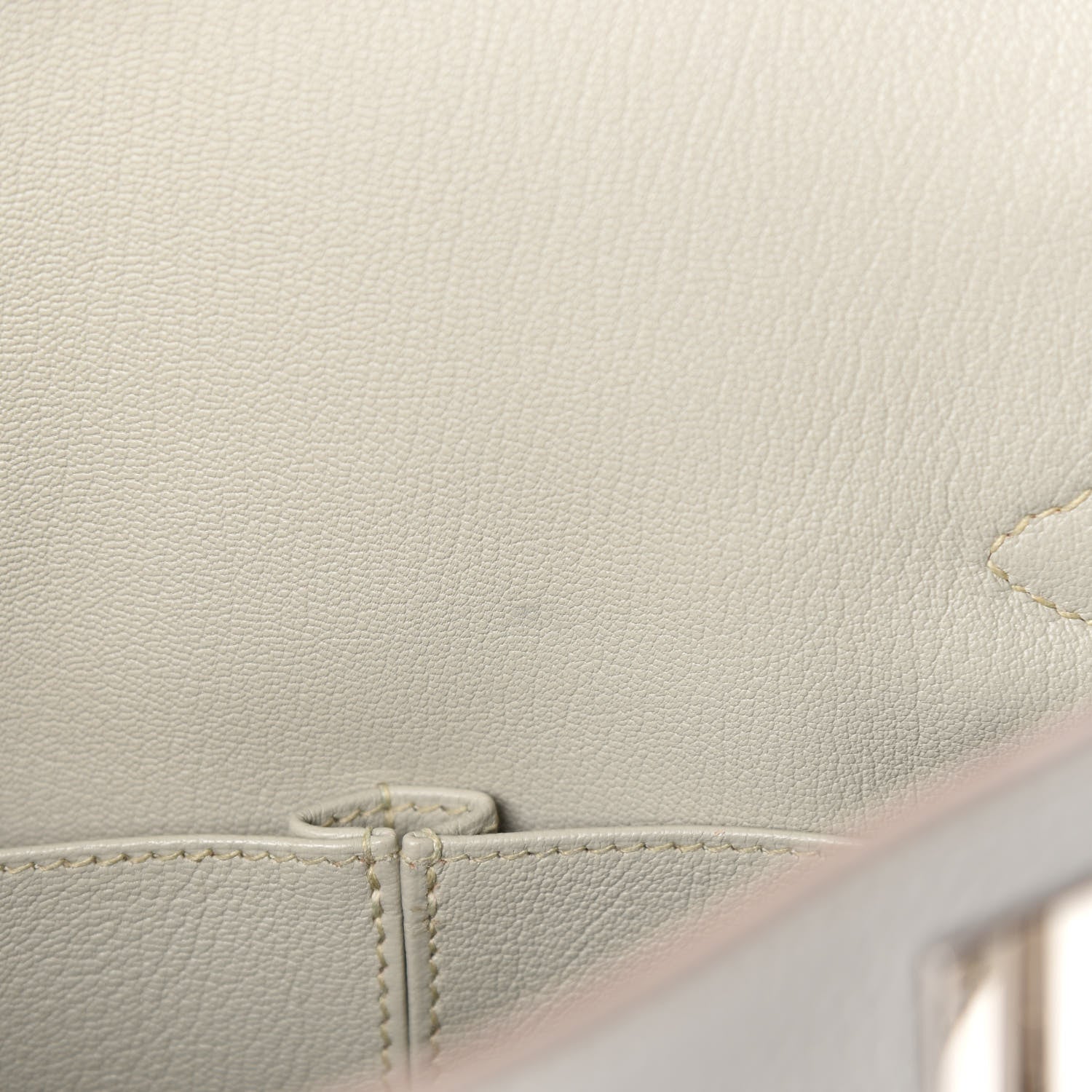 Hermes Taurillon Clemence Jypsiere 37 Gris Perle 11 of 11