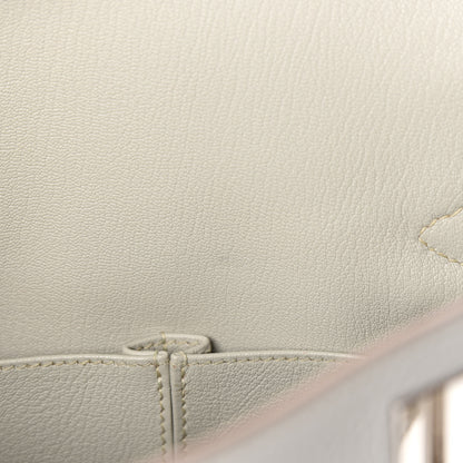 Hermes Taurillon Clemence Jypsiere 37 Gris Perle 11 of 11