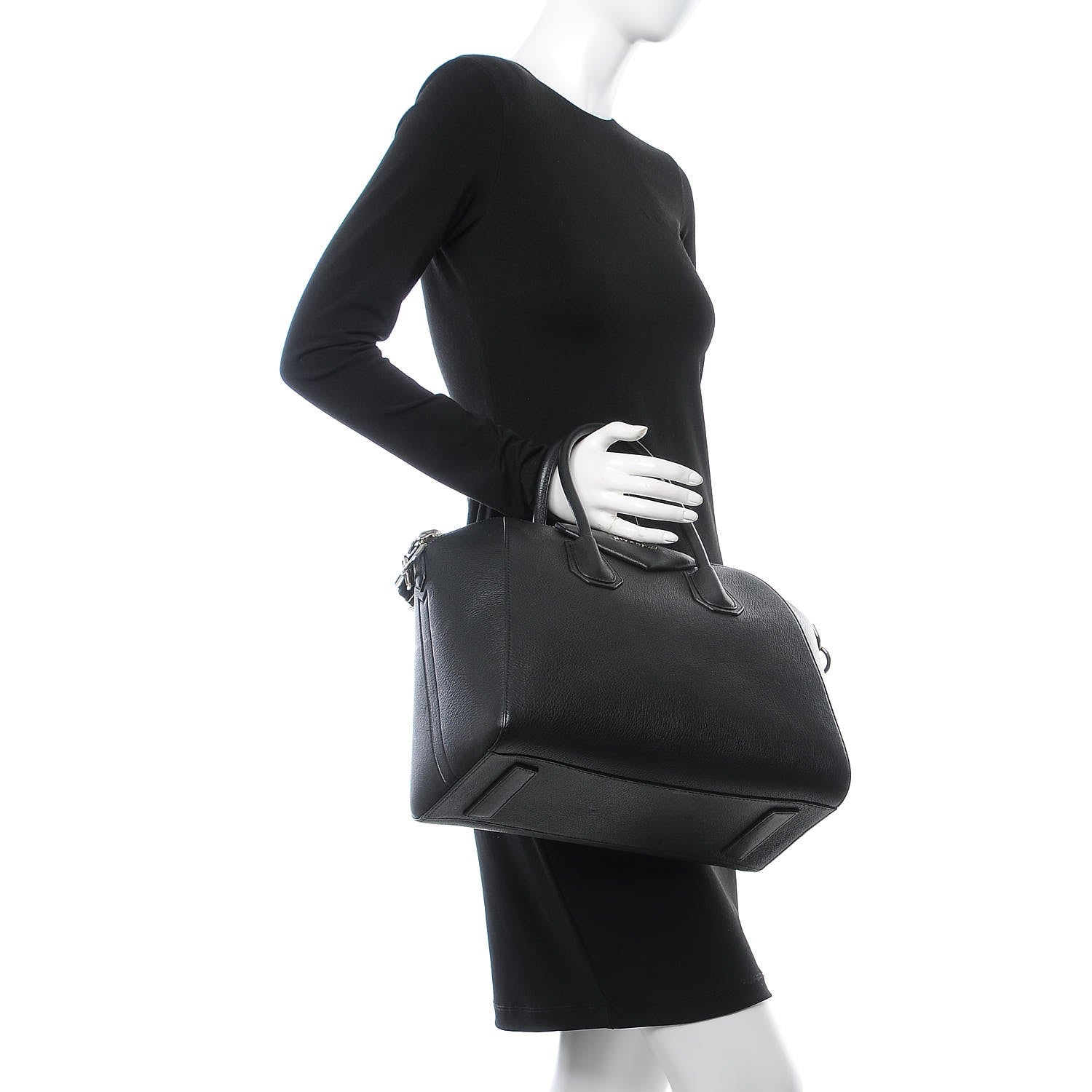 Givenchy Sugar Goatskin Medium Antigona Black 3 of 10
