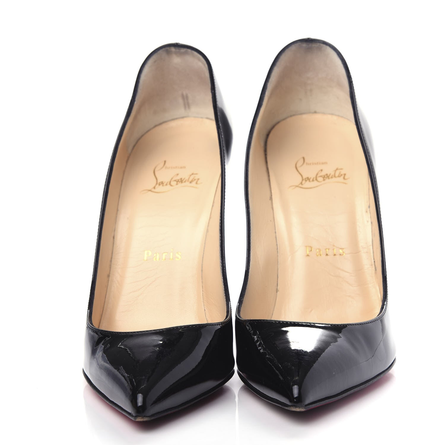 Christian Louboutin Patent Pigalle Follies 100 Pumps 37 Black 5 of 11