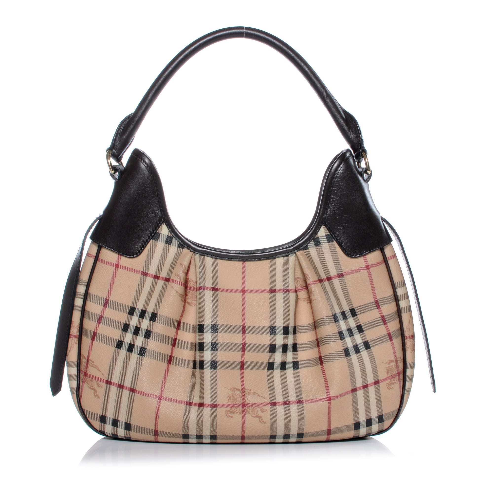 Burberry Haymarket Check Small Brooklyn Hobo 1 of 8