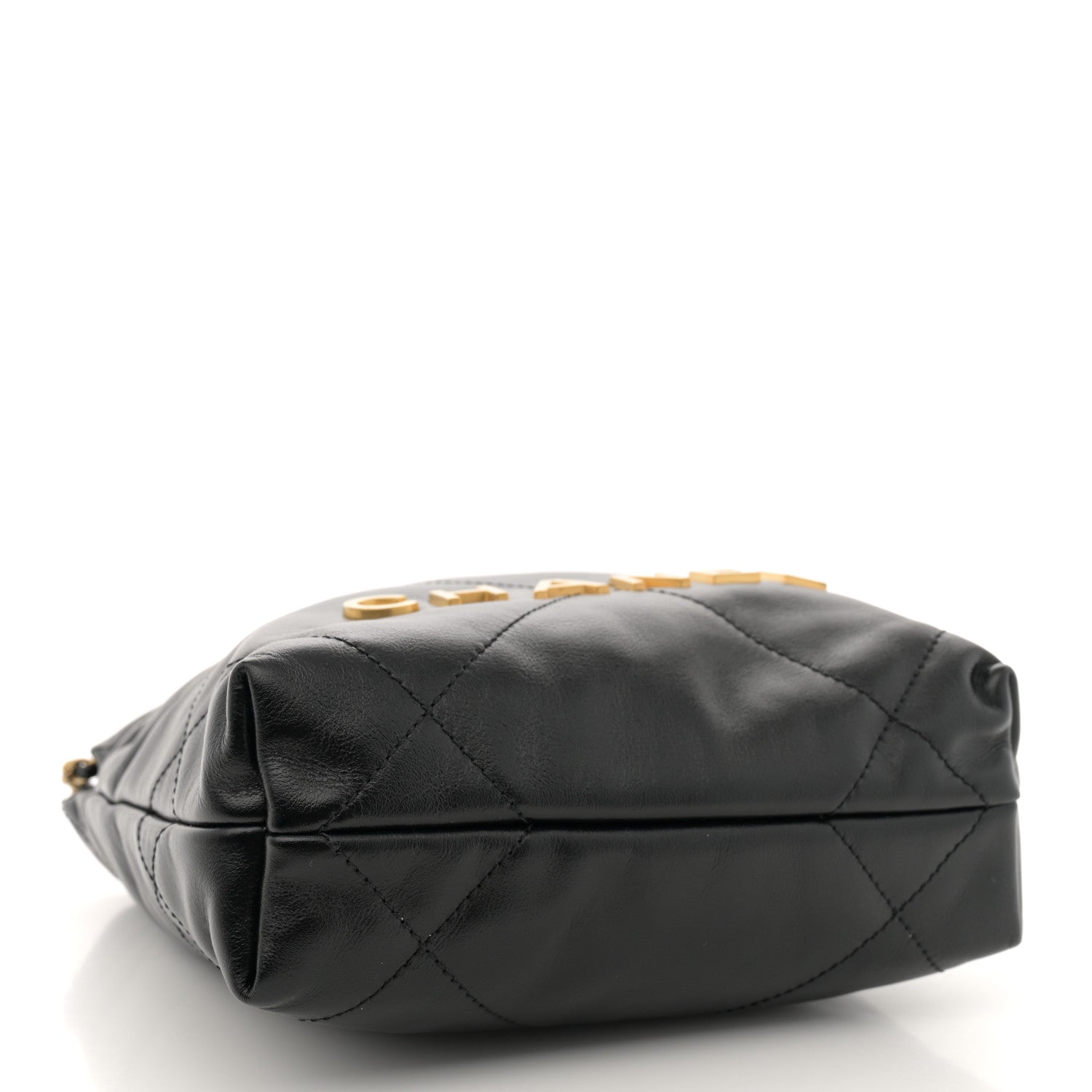 Chanel Shiny Calfskin Quilted Mini Chanel 22 Black 4 of 11