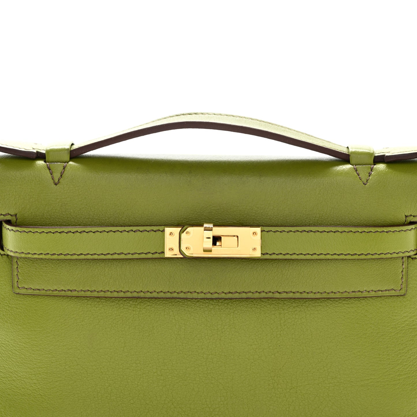 Swift Kelly Pochette Clutch Vert Anis
