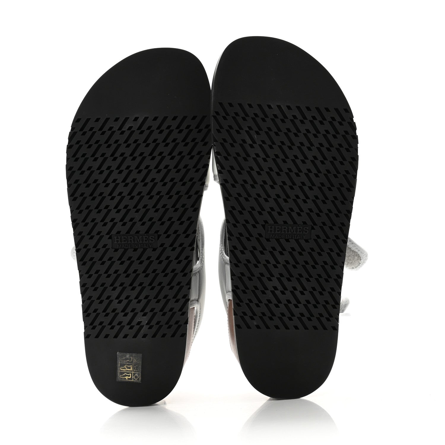 Hermes Neoprene Mens Giorno Sandals 42.5 Ivoire Pierre 5 of 9