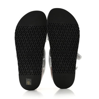 Hermes Neoprene Mens Giorno Sandals 42.5 Ivoire Pierre 5 of 9