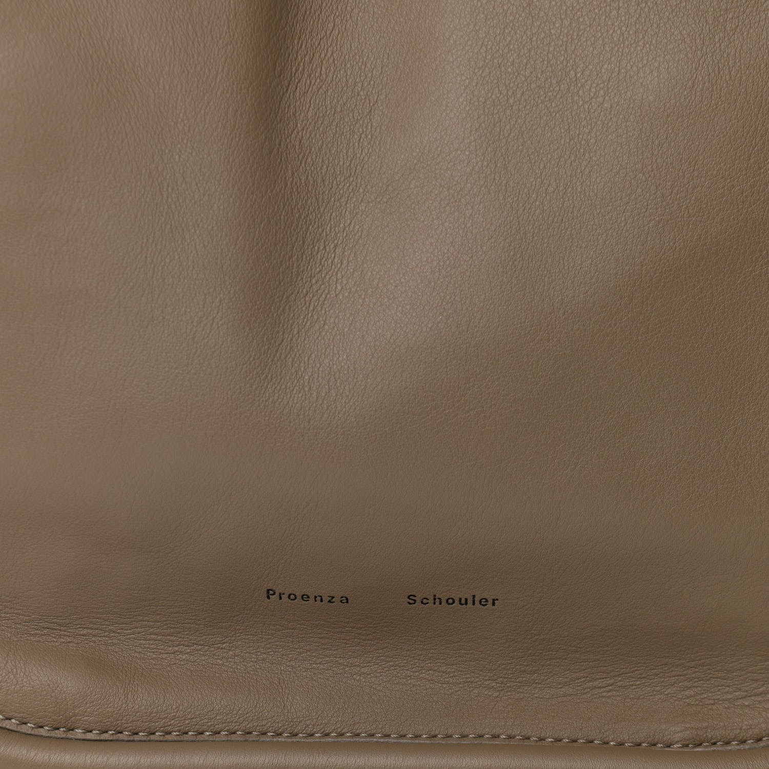 Proenza Schouler Calfskin L Lux Rope Handle Tote Brown Gold 7 of 10