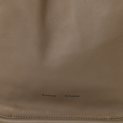 Proenza Schouler Calfskin L Lux Rope Handle Tote Brown Gold 7 of 10