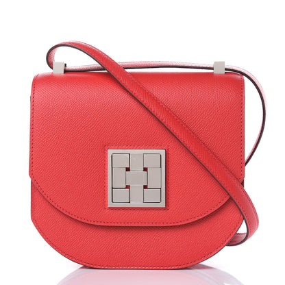 Hermes Epsom Mosaique Au 24-17 Rouge De Coeur 1 of 12