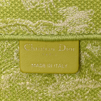 Christian Dior Canvas Embroidered Medium Dioriviera Toile De Jouy Book Tote D-Lite Green 7 of 12