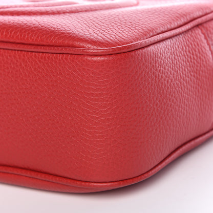 Gucci Pebbled Calfskin Small Soho Disco Bag Tabasco Red 9 of 9