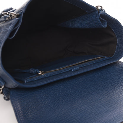 3.1 Phillip Lim 3.1 Textured Calfskin Medium Pashli Satchel Lapis 8 of 8