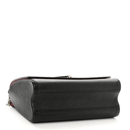 Louis Vuitton Epi Flowers Twist Shoulder Bag MM Black Bois De Rose 5 of 11