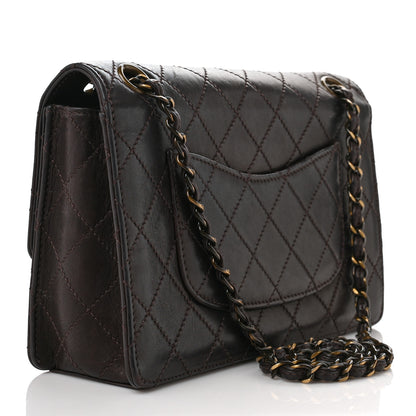Chanel Calfskin Stitched Medium Single Flap Brown 2 of 10