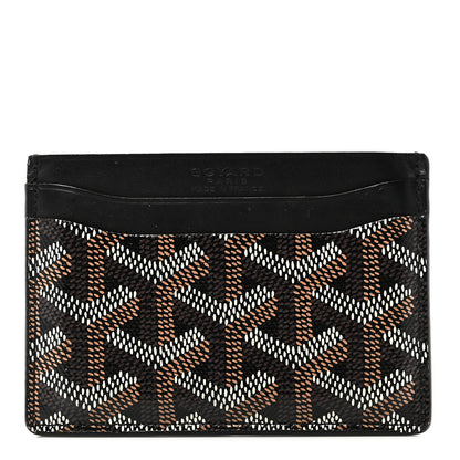 Goyard Goyardine Saint Sulpice Card Holder Black 1 of 8