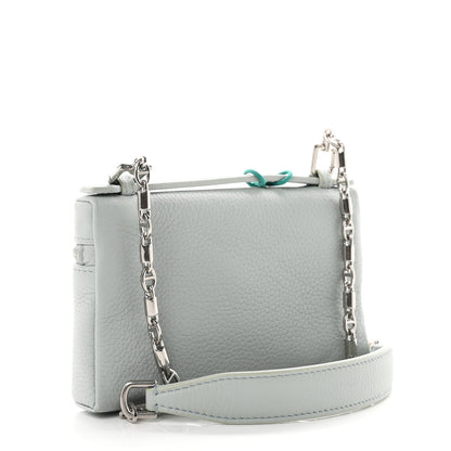 Loro Piana Grained Calfskin Extra Pocket Mini Pouch Minty Breeze 3 of 11