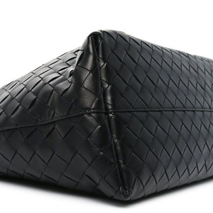 Bottega Veneta Calfskin Intrecciato Small Zipped Tote Black 10 of 11