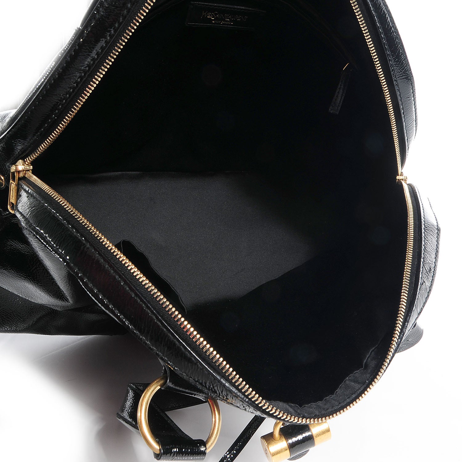 Saint Laurent Patent Oversized Muse Black 5 of 9