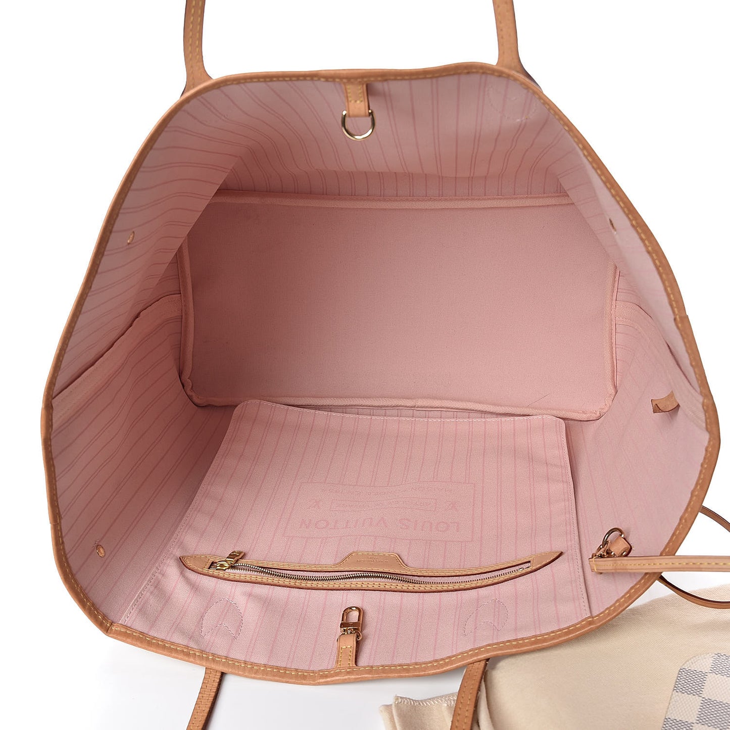 Damier Azur Neo Neverfull GM Rose Ballerine