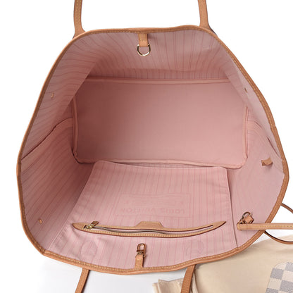 Louis Vuitton Damier Azur Neo Neverfull GM Rose Ballerine 6 of 10