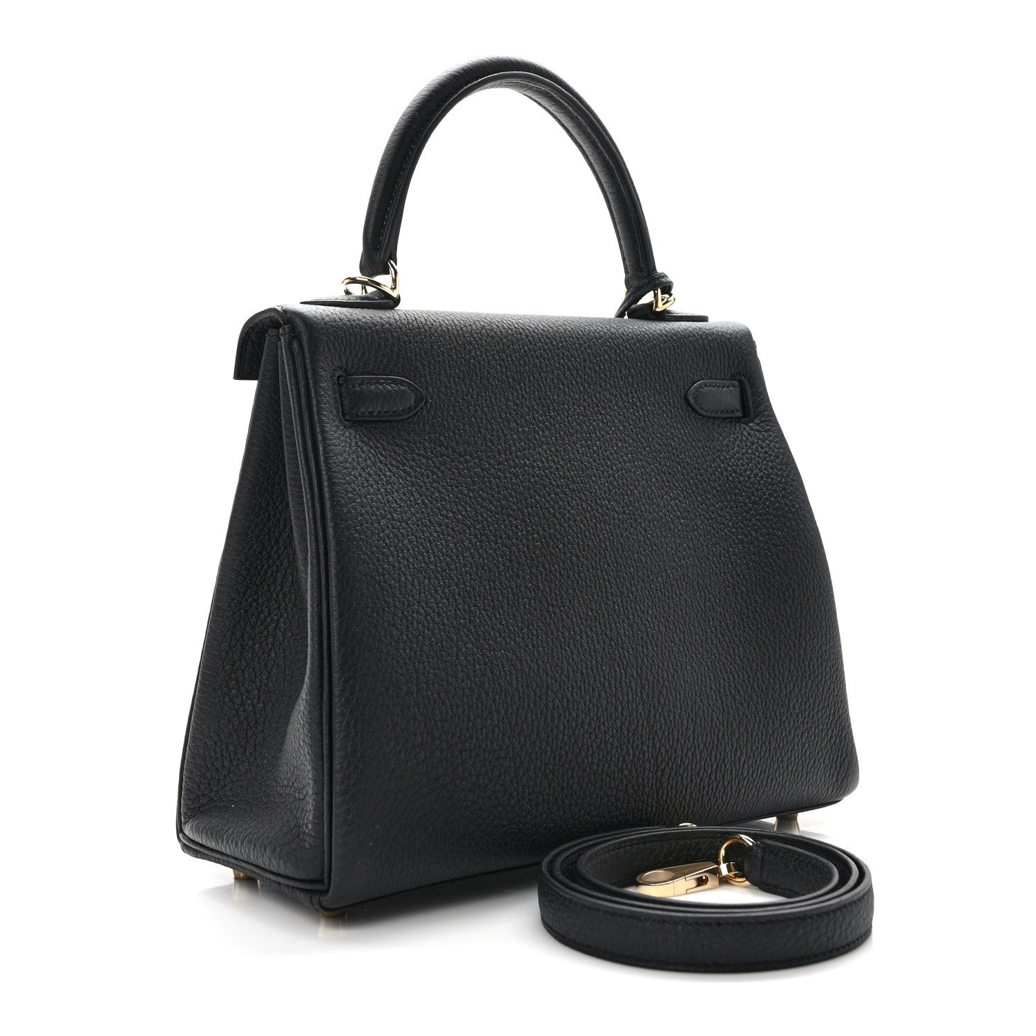 Hermes Togo Kelly Retourne 25 Black 2 of 11