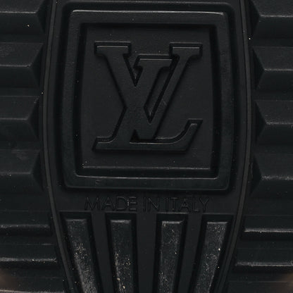 Louis Vuitton Suede Monogram Run Away Sneakers 38 Black 6 of 8