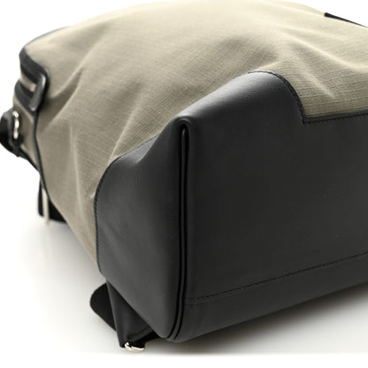 Hermes Bivoac Canvas Swift Allback Backpack Kaki Black 9 of 10
